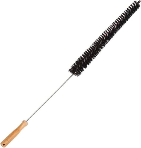 Radiator Cleaner Brush, Long Flexible Duster with Wooden Handle, 73CM