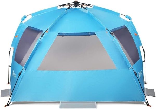 Easthills Outdoors Instant Shader Dark Shelter Pop Up Beach Tent – Pacific Blue - Image 7