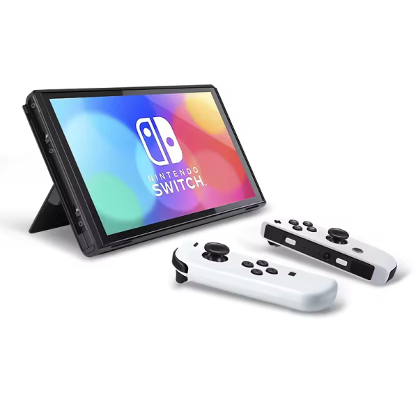 Nintendo Switch (OLED Model) with White Joy-Con