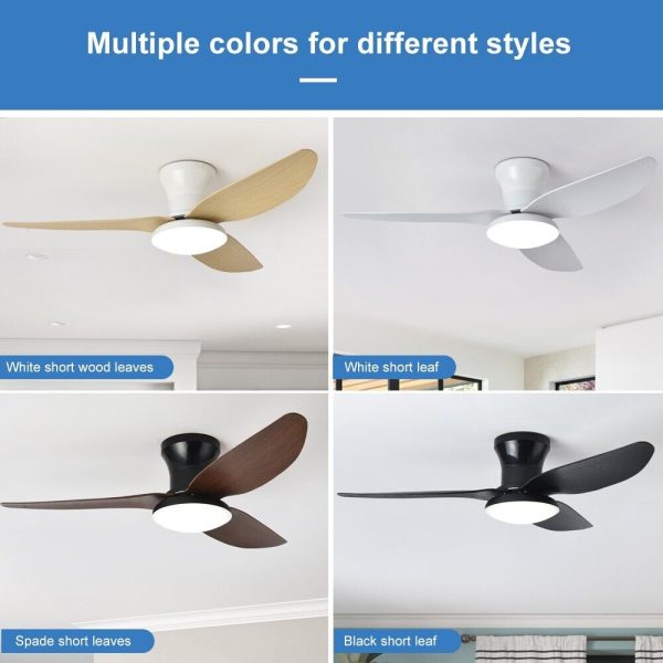 LED Ceiling Fan Light – Modern Style, Remote Control, High Wind Power, for rooms - Image 11