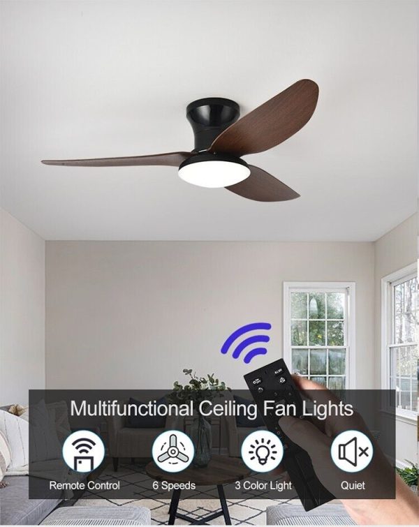 LED Ceiling Fan Light – Modern Style, Remote Control, High Wind Power, for rooms - Image 15